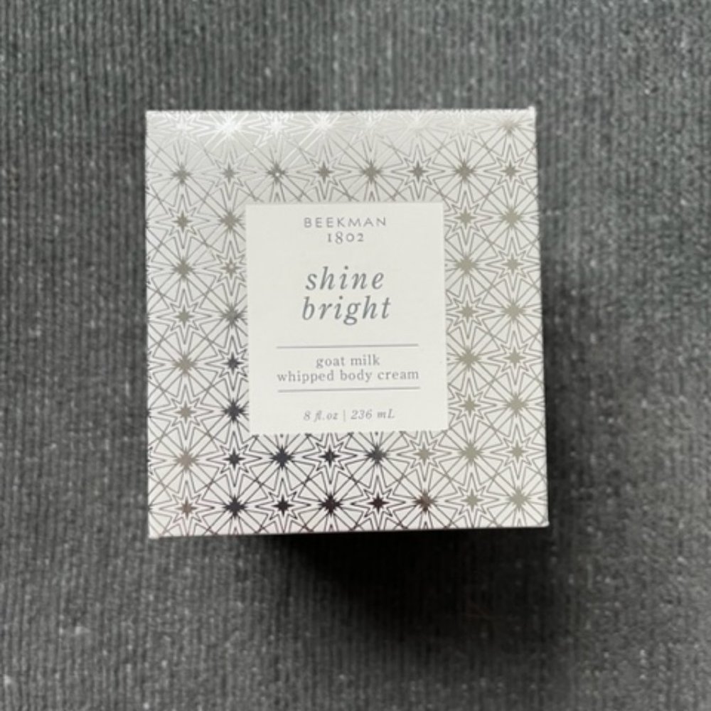 Beekman Shine Bright Pure Goat Milk Whipped Body Cream - NWT